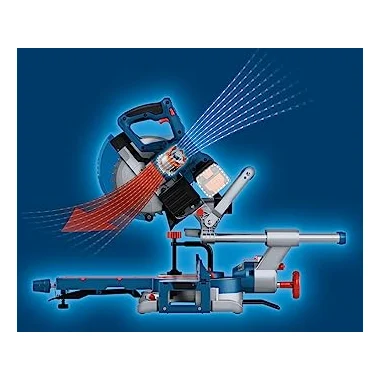 Autre vue de la scie à onglet Bosch GCM 18V-216 D