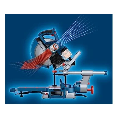 Autre vue de la scie à onglet Bosch GCM 18V-254 D