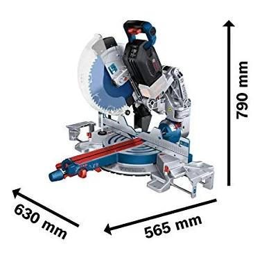 Autre vue de la scie à onglet Bosch GCM 18V-305 GDC